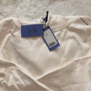 ✯ NEW 2 XL Mugler x H&M Batwing Sleeve Hoodie ✯